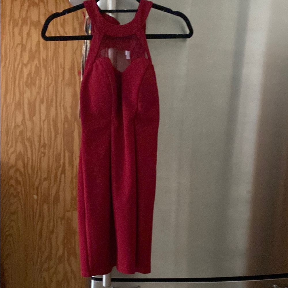 Red Sleeveless Dress